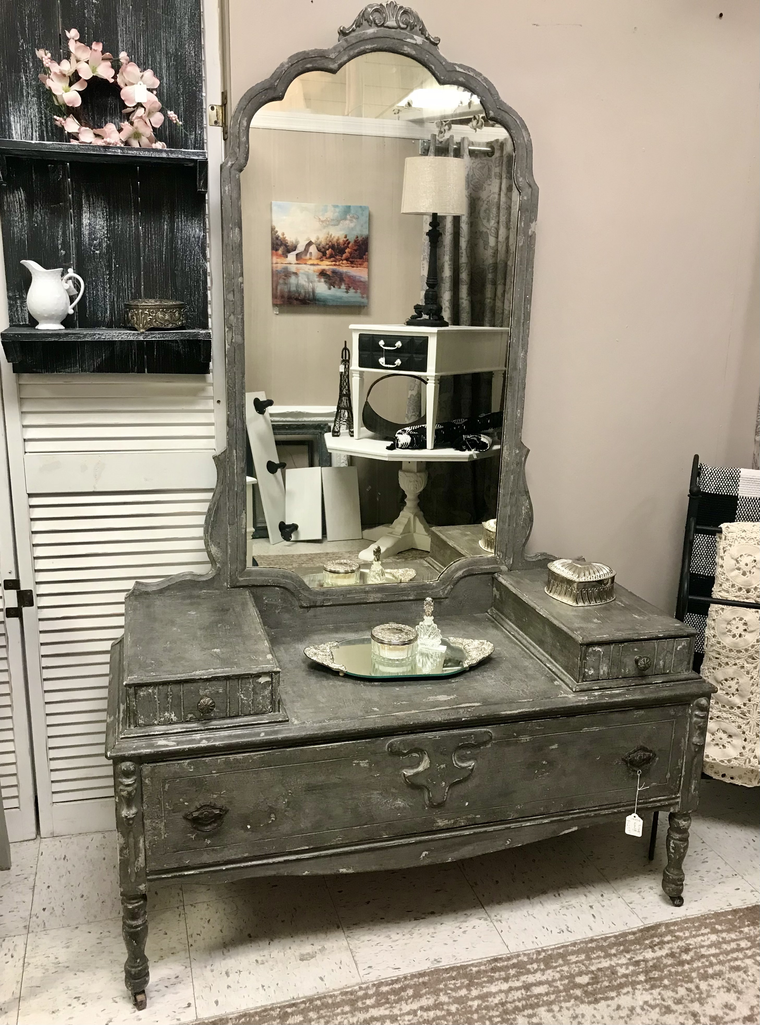 Antique vanity